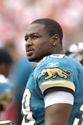 23 August 2003: Tampa Bay RB Thomas Jones (22) during the Buccaneers  preseason game against the Jaguars at Raymond James Stadium in Tampa, FL.  (Icon Sportswire via AP Images Stock Photo - Alamy