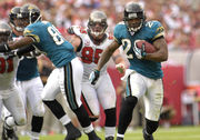 Tampa Bay Buccaneers offensive tackle Jeremy Trueblood (65) during the  Bucs's 30-21 win over the Packers at Raymond James Stadium in Tampa, FL.  (Icon Sportswire via AP Images Stock Photo - Alamy