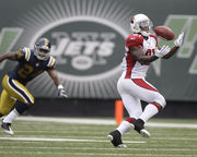 Arizona Cardinals' Anquan Boldin (81) makes a catch as he is