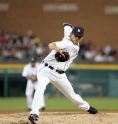 This is a 2009 photo of Clay Rapada of the Detroit Tigers baseball