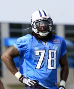 Tennessee Titans wide receiver Nate Washington is shown during NFL football  training camp on Tuesday, Aug. 3, 2010, in Nashville, Tenn. (AP Photo/Mark  Humphrey Stock Photo - Alamy