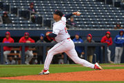 WORCESTER, MA - MAY 04: Worcester Red Sox catcher Jorge Alfaro (38