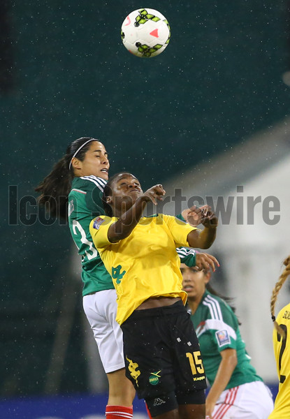 Veronica Charlyn Corral of Mexico after scoring her second goal