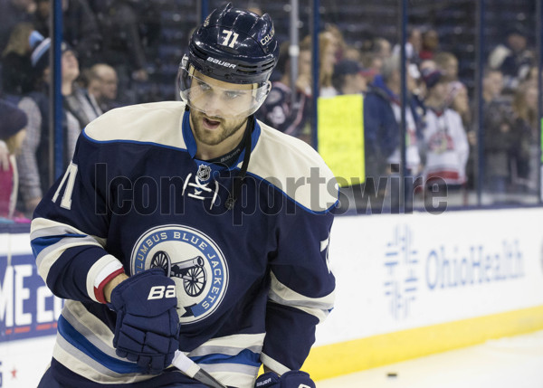 Columbus blue jackets GAME USED hockey jersey #32