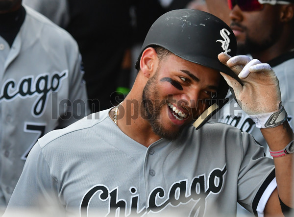 KANSAS CITY, MO - SEPTEMBER 13: A grandfather and grandson as seen before a  Major League baseball game between the Chicago White Sox and the Kansas City  Royals on September 13, 2017