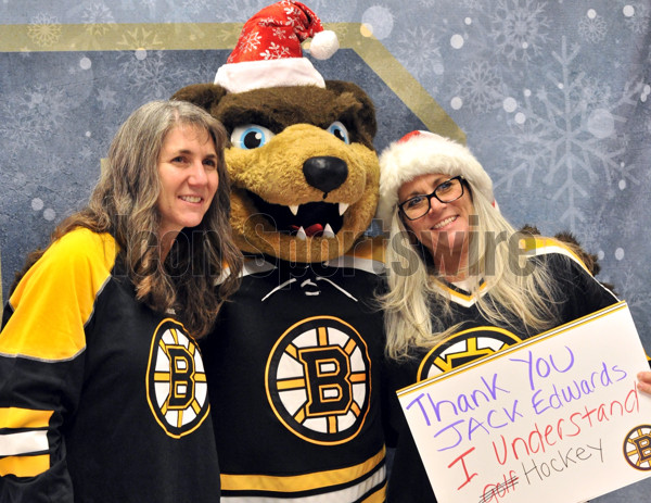 boston bruins santa hat