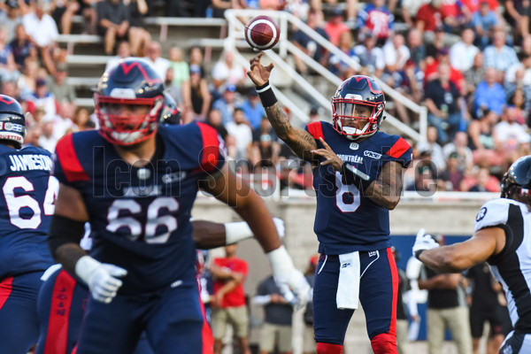 Montreal Alouettes linebacker Patrick Levels standing by his CFL