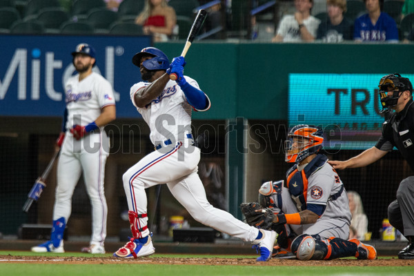 ARLINGTON, TX - MAY 22: Houston Astros Pitcher Andre Scrubb (70) pitches  during the Texas Rangers game versus the Houston Astros on May 22nd, 2021,  at Globe Life Field in Arlington, TX. (