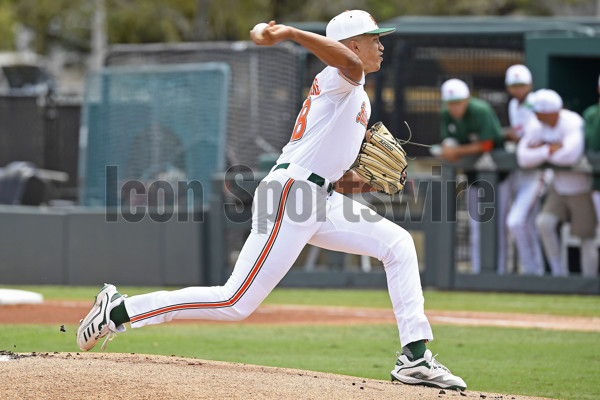 Miami infielder CJ Kayfus rounds the bases after hitting a solo