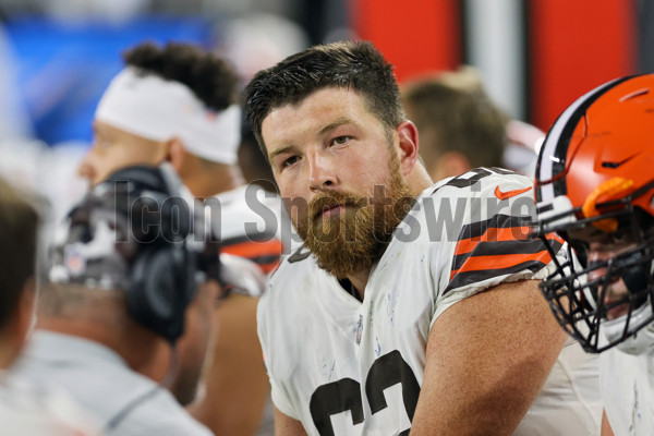 Cleveland Browns guard Blake Hance (62) in action during the first half of  an NFL football game, Sunday, Nov. 28, 2021, in Baltimore. (AP Photo/Nick  Wass Stock Photo - Alamy