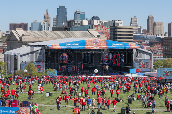 KANSAS CITY, MO - APRIL 29: A Dallas Cowboys hat says We Dem Boyz during  the third day of the NFL Draft on April 29, 2023 at Union Station in Kansas  City