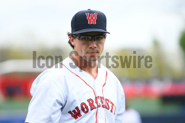 WORCESTER, MA - MAY 04: Worcester Red Sox catcher Jorge Alfaro (38