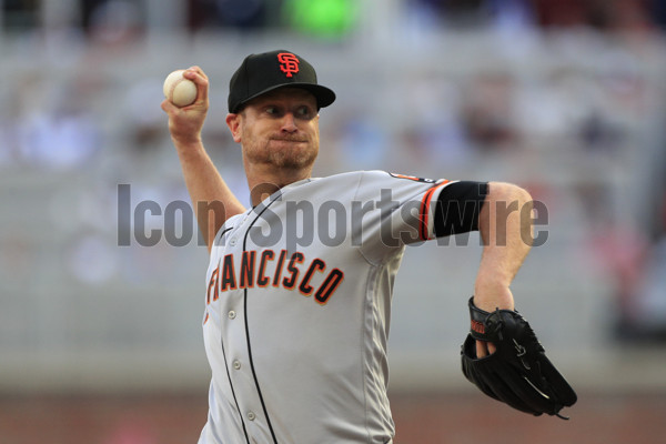 LaMonte Wade Jr. #31 of the San Francisco Giants smiling after