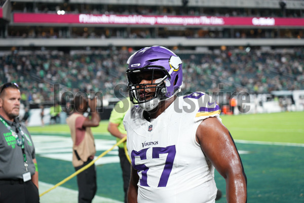 Minnesota Vikings Guard Ed Ingram 67 Editorial Stock Photo - Stock Image