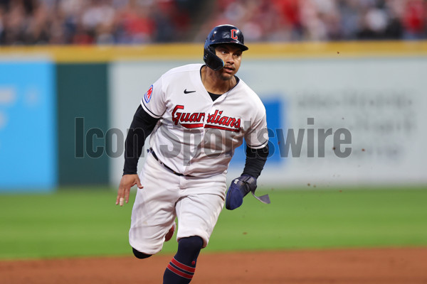 Josh Naylor Cleveland Guardians Indians Baseball Illustrated Print